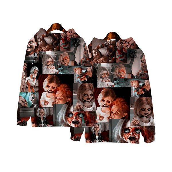 Heren Hoodies Sweatshirts Herfst/winter Nieuwe 3D Hallowmas Print Europese en Amerikaanse losse trui 030
