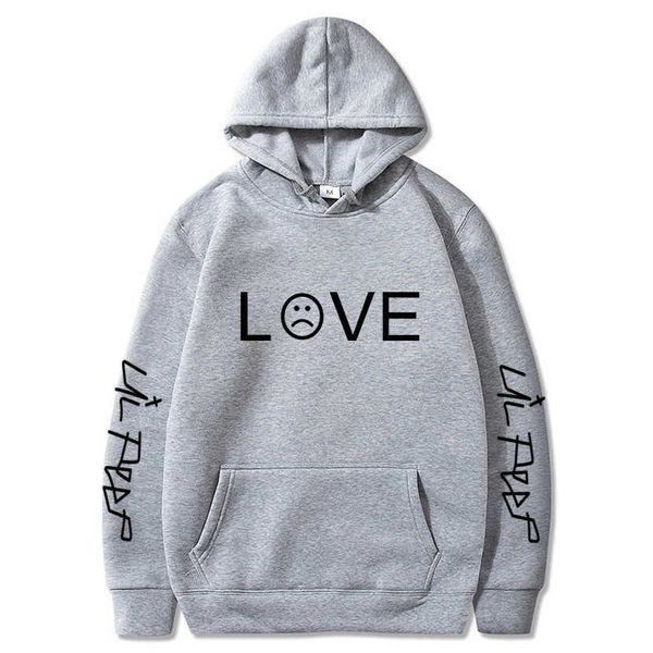 Felpe con cappuccio da maschile lil peep boy lilpeep menwomen con cappuccio pullover maschio sudaderas piange pezzi hood hoddie love t