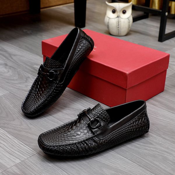 2022 designer maschile maschera da uomo marca di lusso di lusso da uomo Scarpe da oxford per uomo abito in pelle in pelle Shoess