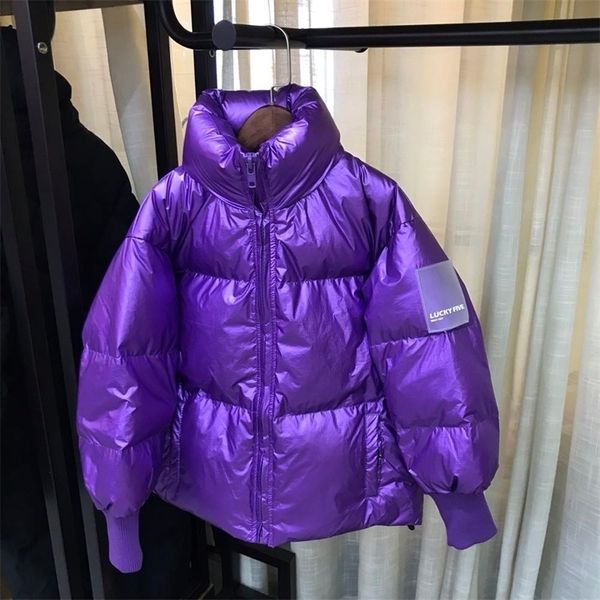 Piumino Moda Lucido Giacca per bambini Inverno Più spesso Caldo Allentato Modis Abbigliamento per bambini Capispalla antivento Y2163 221007