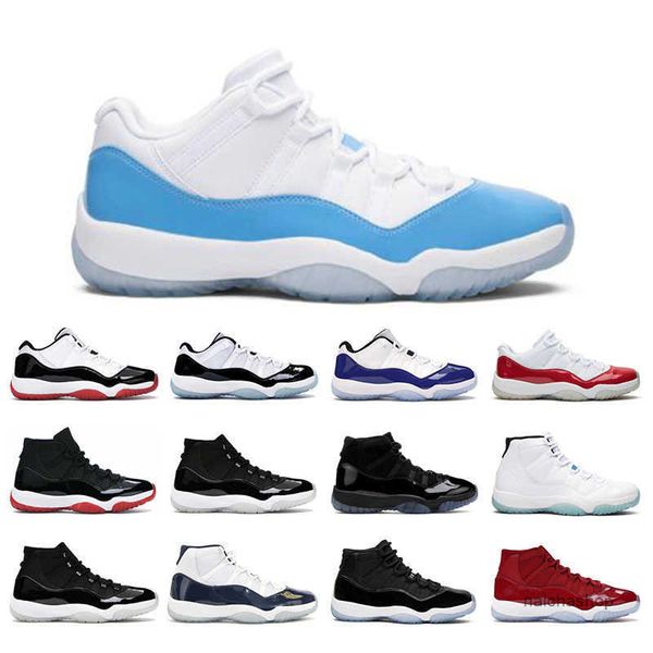 Neueste Jumpman 11 11s Männer Frauen Basketballschuhe Low UNC Bright Citrus Concord Bred Sport Sneakers Herren Trainer J Jordan Jordan