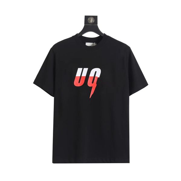 Designer Men, camiseta, ver￣o, camisetas casuais de algod￣o preto e branco moda de luxo tee letra anti-shrink respir￡vel camisetas impressas para homens mulheres roupas 6 cor
