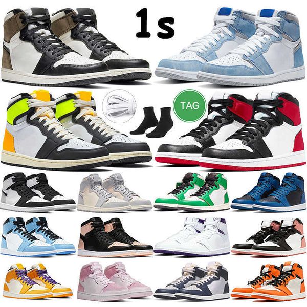 1s unc uomo donna alta OG scarpe da basket gomma da masticare blu royal outdoor uomo ossidiana sport buone scarpe da ginnastica J jorda jordon