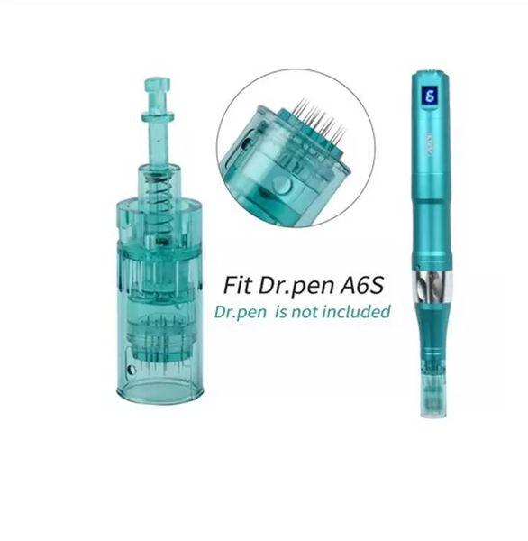 Dr. Pen Ultima A6S Derma Pen Ago Cartucce Testa di ricambio a baionetta Penna micro-needling 11/16/36/42 Nano per la bellezza del viso