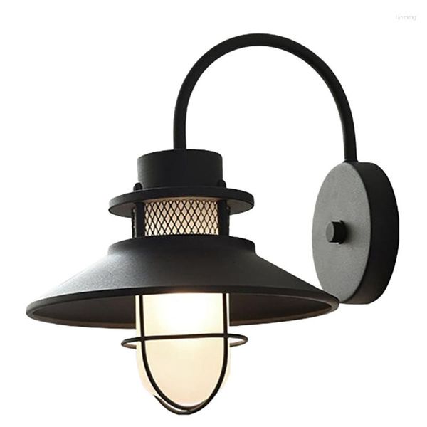 Applique murale LED col de cygne grange luminaire noir pour ferme moderne jardin entrepôt chambre cuisine