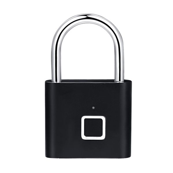 Дверные замки перезаряжают USB без ключа отпечатка отпечатка пальца Smart Padlock Quick Разблокировать цинк сплав металл самоработающий чип 221007