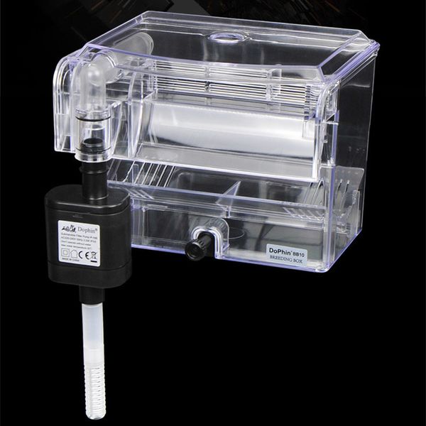 Фильтрационный нагрев прозрачный аквариум по размножению инкубатор инкубатор аквариум прозрачный заводчик изоляция подвесная коробка рептиля для черепах насос 2201007