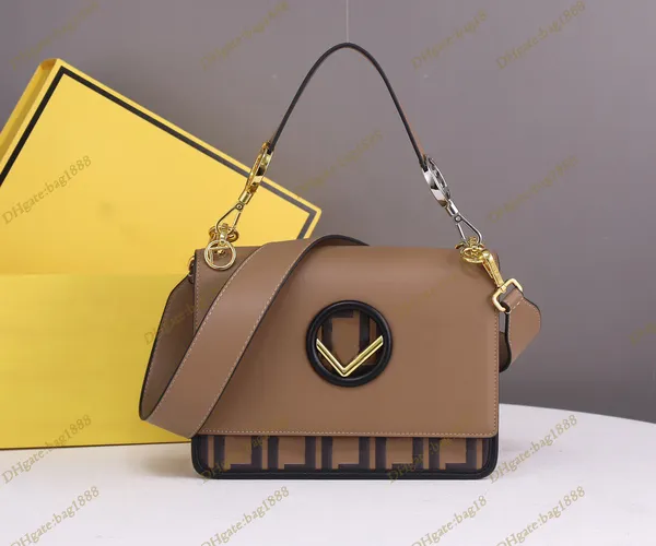 Bolsa Feminina de Designer de Luxo Série Cápsula Bolsa 8806 Letra em Relevo Aba Quadrada Bolsa Cambridge Couro Moda Bolsas Transversais de Um Ombro