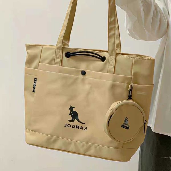 Bolsa para homens e mulheres aula Bolsa de deslocamento Bolsas de ombro à prova d'água Moda de bolsa versátil moda Mommy Bagi grande