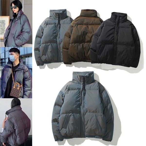 Designer Fashion Fog Double Thread Down Jacket Laser laser