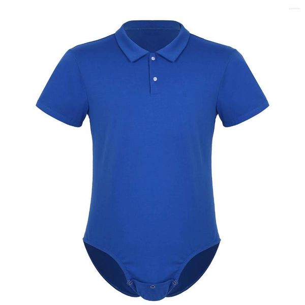 Pijama masculino para homens do corpo de masculino Lingerie de uma peça de lingerie adulta