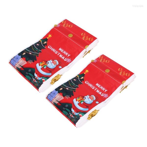 Embrulhado de presente jfbl 100pcs ponto coração doce natal