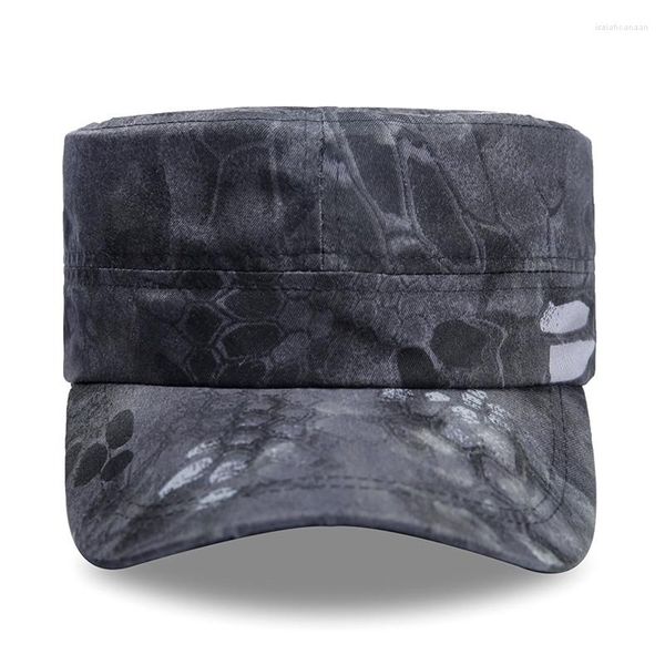 Berretti Cappello militare Cappelli in pitone nero per uomo Berretto tattico militare militare Camouflage Combat Chapeau Militaire Working