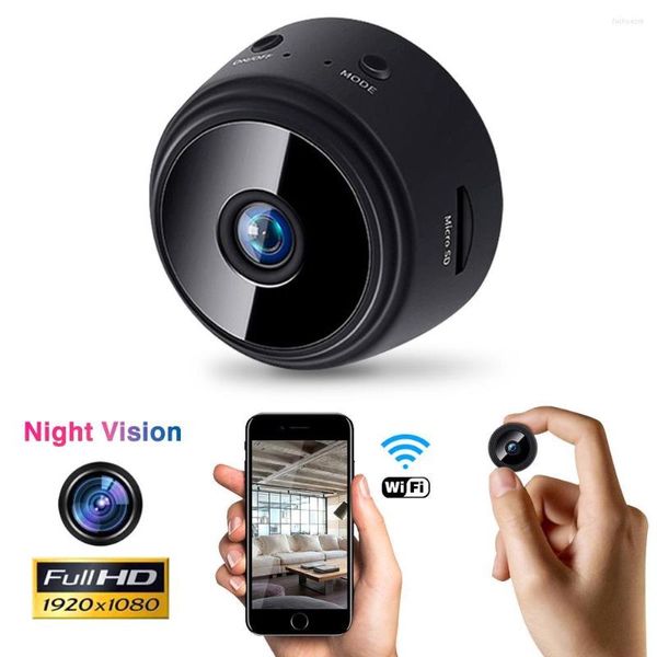 Camcorders 1080p HD Mini IP Wi -Fi Câmera sem fio Segurança doméstica DVR IR Visão noturna