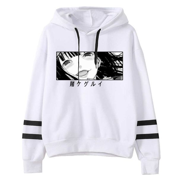 Herren Hoodies Sweatshirts Japanische Anime Lustige Kakegurui Winter Japan Stil Yumeko Jabami Streetwear für Frauen/männer G221008