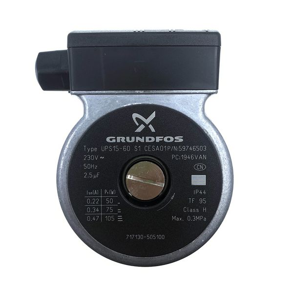 Motore della pompa di circolazione dell'acqua della parte della caldaia a gas per GRUNDFOS UPS15-60 230V 50Hz 2.5uF