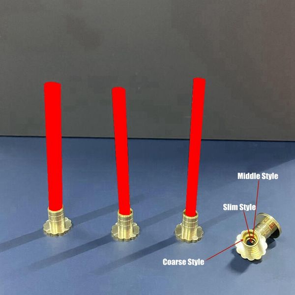 Ultimo fumo Fondo in ottone dorato Multi-funzione Cono Snuffer Posacenere Rolling Preroll Portasigarette per tabacco alle erbe secche Estingue Snorter Sniffer DHL