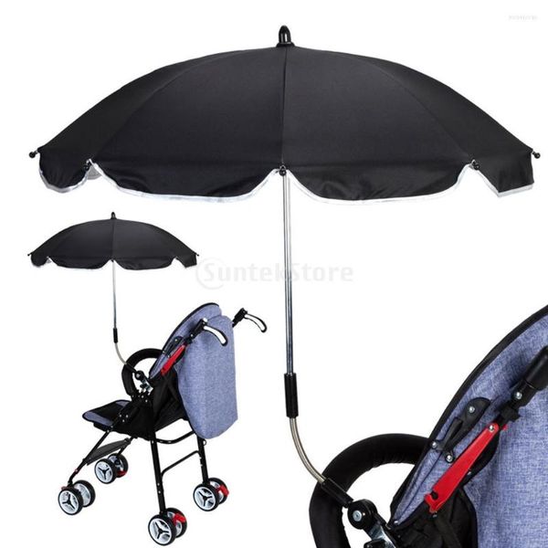 Peças de carrinho de carrinho bebê bebê carrinho de bebê UV Sun Rain Rain Rain Umbrella Parasol Cover