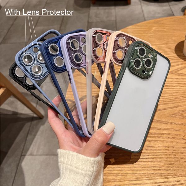 Casos de eletroplacas macias de luxo para iPhone 11 12 13 14 Pro máximo x xs xr 7 8 plus se mini capa de proteção transparente