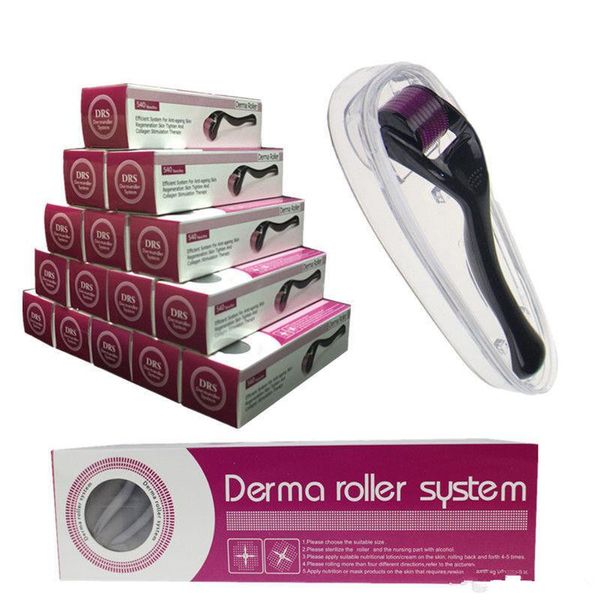 Drs Derma Roller 540 игл титановый дермароллер лица глаз глаз дерма игладизированная система био -генезиса микрогла