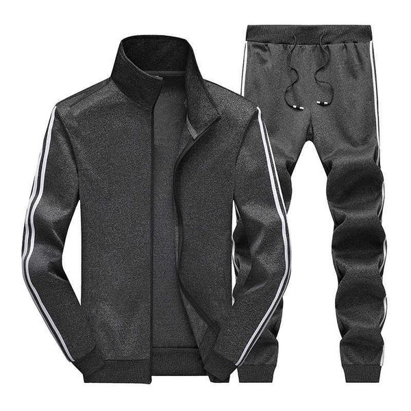 Erkekler Trailtsits 2022 -Winter Erkekler Spor Seti Kalın Sıcak Yelek Hoodies Pantolon Takım Fermuar Spor Giyim Erkek Jogger Hoodie Sporting G221007