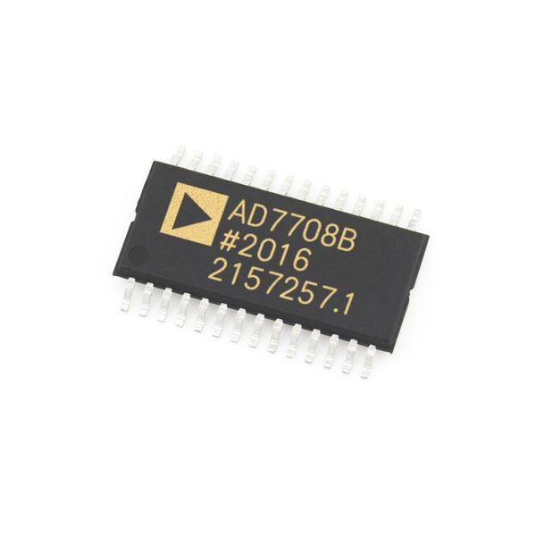 Novos circuitos integrados originais adc baixo custo 2CHNL 16-6 Sigma 24 bits ad7708bruz ad7708bruz-rreel ad7708bruz-reel7 ic chip tsop-28 mcu microcontroller