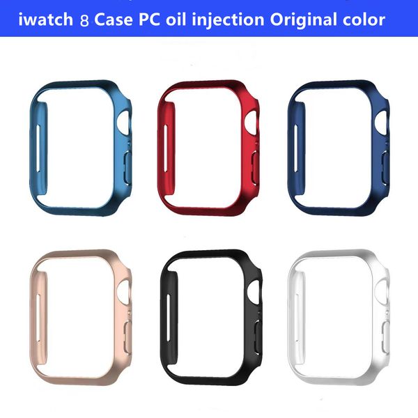 Caso de capa protetora para Apple Watch Ultra 49mm 41mm 45mm 38mm 42mm 40mm 44mm Plating Frame PC Cases Fit IWatch Series 8 7 6 SE 5 4 3 2 1