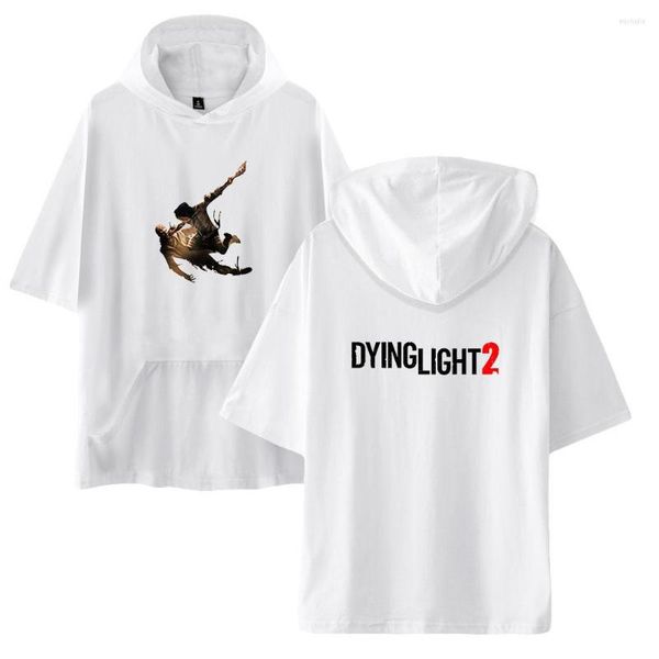 Herren Hoodies Dying Light 2 Kurzarm Hoodie Cosplay Sweatshirt Übergroße Tops Spiel Volleyball Harajuku Kleidung Mode