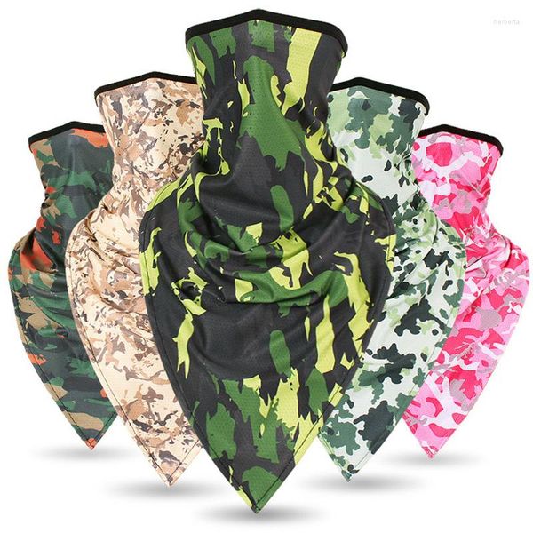 Bandanas Mode Camouflage Sport Tube Schal Radfahren Bandana Wanderjagd Military Tactical Neck W￤rmer Gamerin Frauen M￤nner halbe Gesichtsmaske