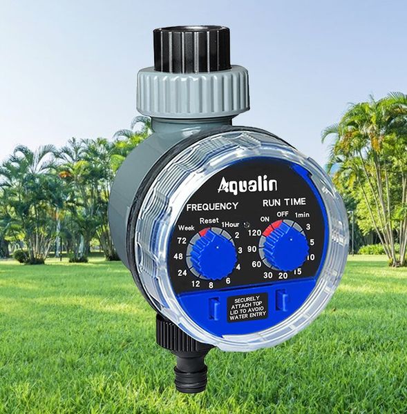 Bewässerungsgeräte Gartenwasser-Timer Kugelhahn Automatisches elektronisches Bewässerungssteuerungssystem für Hausgärten