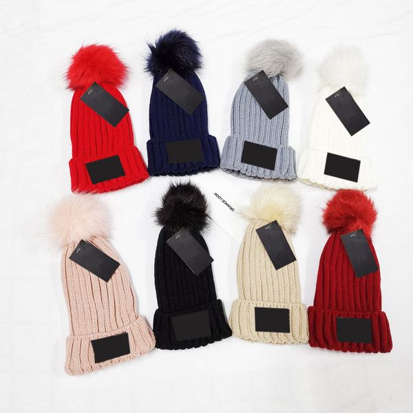 5pcs Inverno 8 coloridas Chapéus homem Man Travel Boy Moda Fios Skullies Chapeu Caps Cot de Capinho Capinho de Capinho Rosa