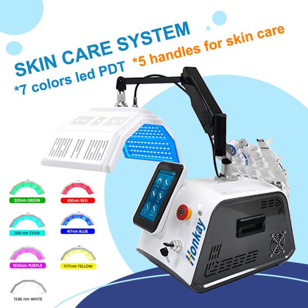 7 Cores PDT LED Terapia fotodinâmica Device de beleza Máscara facial da máscara facial Remoção acne Anti rugas manch