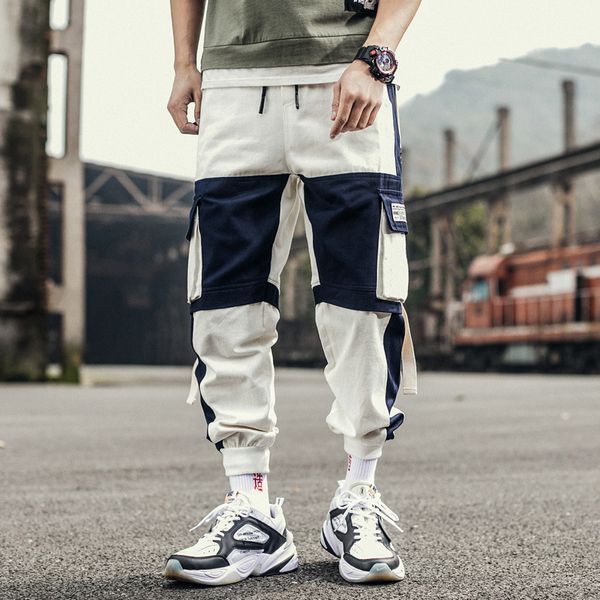Cal￧a masculina prowow fibbons har￩m joggers masculino cal￧a de carga de rua de streetwear cal￧a casual rastrear cal￧as masculinas harajuku cal￧as de moda 221010