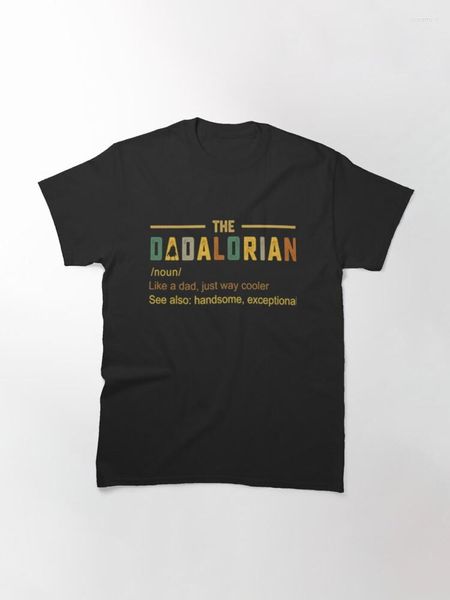 Camisando masculino O pai de homens da dadálória, só mais frio, palhaço de palhaço camiseta de algodão masculino de manga curta camiseta camiseta