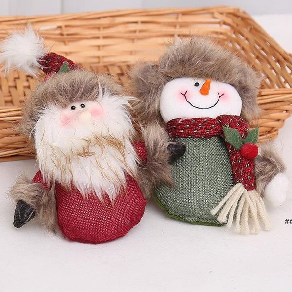 Weihnachtsdekorationen Puppe Anhänger Ornamente Wand Tür Hängen Geschenk für Kind Weihnachtsbaum Party Shop Weihnachtsmann GWB16151