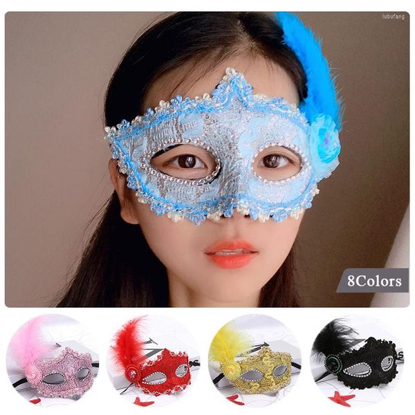 Maschere per feste Maschera veneziana con diamanti sexy Donne Ragazze Masquerade Eye Fancy Dress Natale Halloween Paillettes