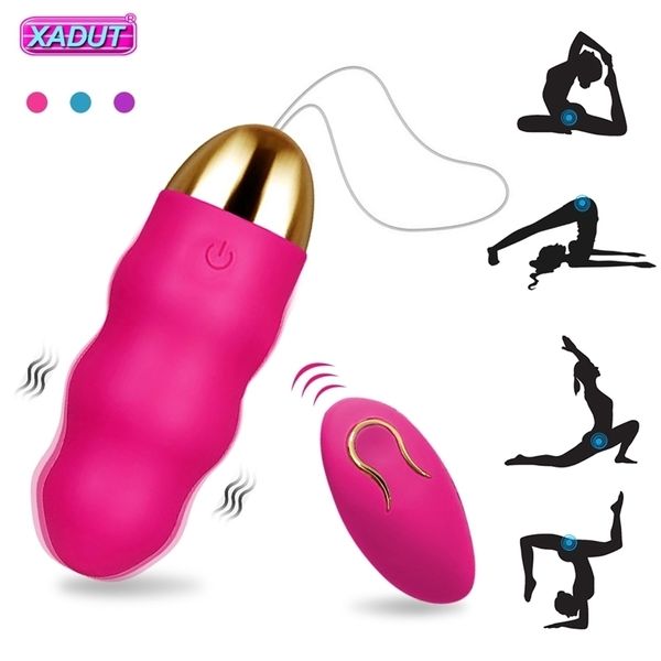 Eier/Kugeln drahtloser Kegel Wearable Vibrator für Frauen Vagina -Muskel -Training Fernbedienung Vibrieren von Erwachsenen 18 Sex Toys 221010