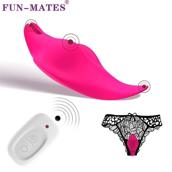 Vibradores Controle remoto sem fio Panties vestíveis vibrat para mulheres Sex Toy Massage Egg Vibrator Clitoris estimulador estimulado 221010