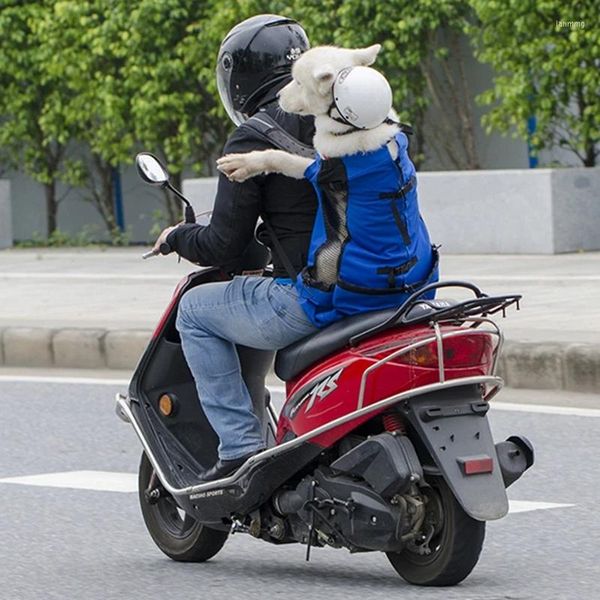 Capas de assento de carro para cachorro Pet Trans Travel Mackpack ombro de ombro de sonda ao ar livre ventilação Bicicula respirável Motocicleta Huncking Sport