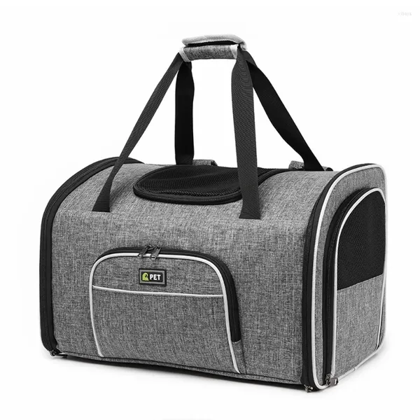 Capas de assento de carro para cachorro Backpack grande de animais de estimação 50x31x33cm portátil portátil portátil transportador de gato de bolsa de bolsa de bolsa de 12 kg de 12 kg