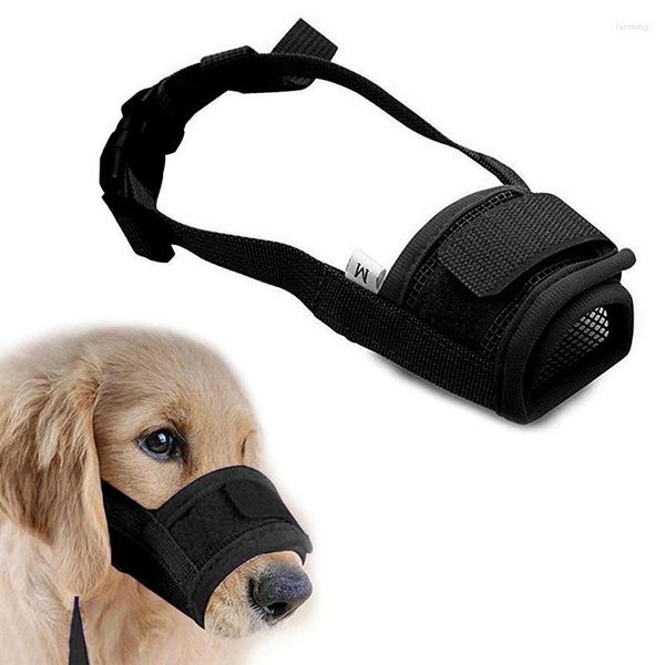 Coprisedili per auto per cani Ainolway Museruola anti abbaio per cani di piccola taglia Museruole regolabili per bocca per animali Cinghie in nylon Accessori