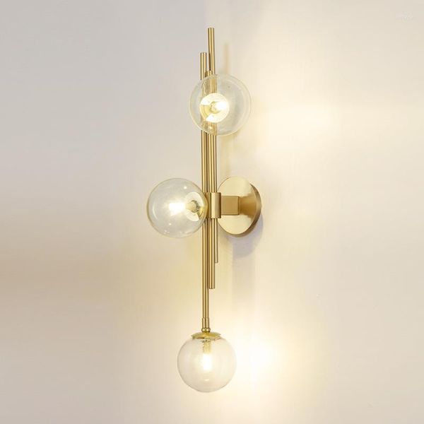 Lâmpada de parede moderna LED FERRION Ball Ball Light para sala de estar decoração de cabeceira de cabeceira
