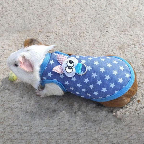 Capas de assento de carro de cachorro 1 conjunto de hamster funcional coleira de moda de estimação roupas de estimação tridimensional vestido de avental porquinho