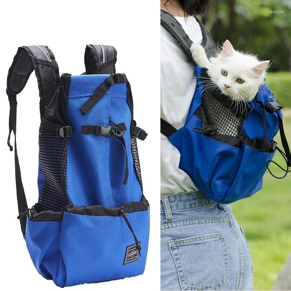 Köpek araba koltuğu, taşınabilir evcil hayvan taşıyıcı çanta açık seyahat çanta çantası örtüsü Oxford dış çift sırt çantası küçük orta taşıma ürünü