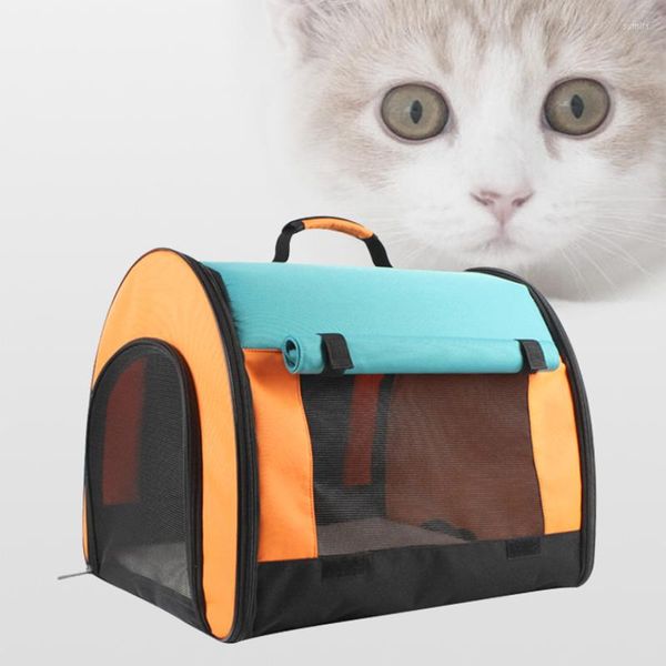 Katzentragetasche, Handtasche, Betten, Haus, 2-in-1, atmungsaktiv, tragbar, für große Katzen, kleine Hunde, Haustierzelt, Reisetransporter, Tragetasche