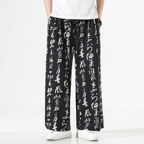 Herrenhosen Schwarze Männer Frühling Sommer Pluderhosen Männlicher Harajuku-Stil Lässige Modehose Männer Jogginghose Jogger Koreanisch Große Größe 5XL 221010