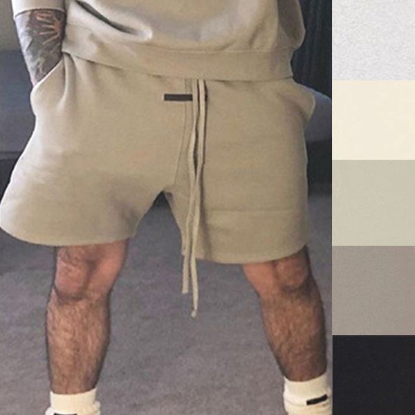 Erkek siyah etiket yansıtıcı yazı şortları sweatshorts sıradan joggers harem-shorts erkek kadın hip hop sokak kıyafetleri mg210053