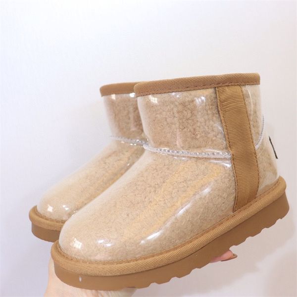 Atlético Ao Ar Livre Crianças Sapatos Austrália Botas Criança Clássico Sapato Inverno Criança Designer Toddlers Botas Meninos Menino Meninas Crianças Juventude Bota De Neve Quente Rosa Preto Branco