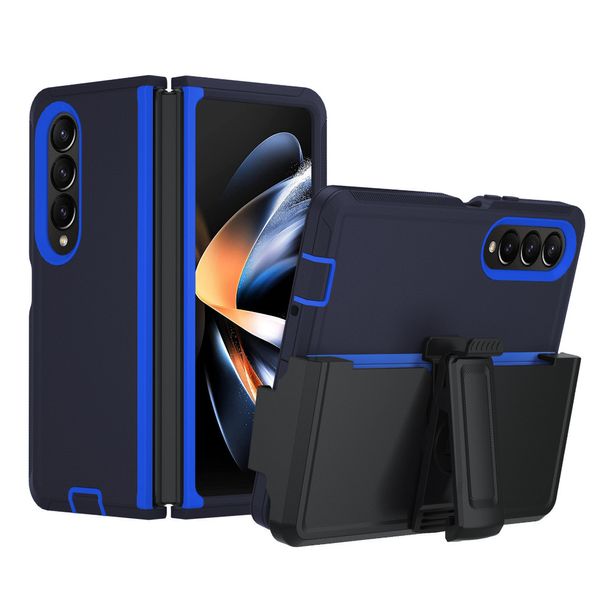 360 ° dönen Kickstand Ring Hoslter Kemer Klip Slayt Tasarım Ekranı ve Kamera Koruma Kapağı ile Samsung Z Kat 4 için Telefon Kılıfları