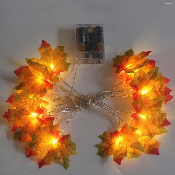 Saiten Happy Thanksgiving LED-Beleuchtung Batterie 3 M 20 Pflanzenkranz Lampe String Anhänger Party Garten Dekor